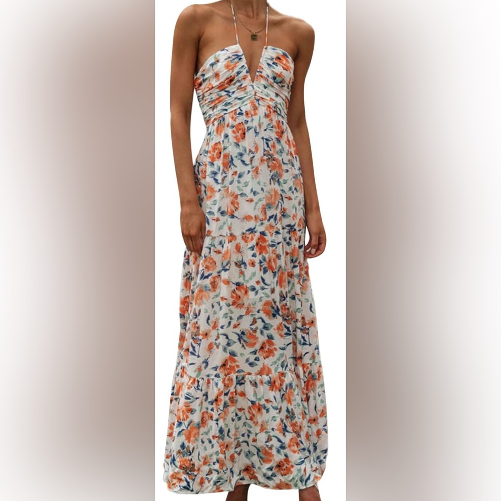 Floral Print Maxi Skirt